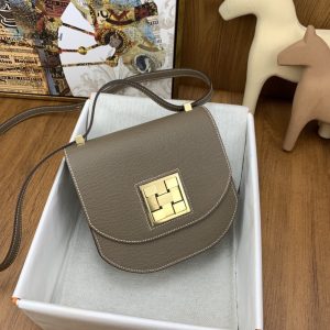 hermes mosaique 17 grey gold toned hardware bag for women womens handbags shoulder bags 6 13