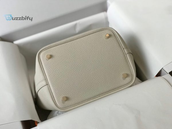hermes picotin lock 18 white bag with goldtoned hardware for women womens handbags 7 8