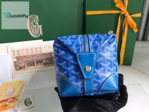 celine tie bag medium model handbag in electric blue leather