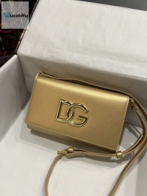 dolce fastening  Gabbana 3.5 Clutch Gold For Women 8.3In21cm Dg