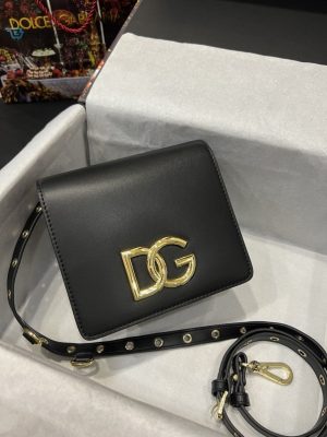 Dolce  Gabbana Crossbody 3.5 Bag Black For Women 6.9In18cm Dg Bb7037aw57680999
