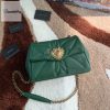 dolce Logo-Print gabbana medium devotion shoulder bag in quilted nappa green for women 10
