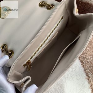dolce gabbana medium devotion shoulder bag in quilted nappa white for women 10 10