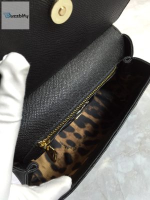 dolce gabbana medium sicily handbag in dauphine black for women 10 1