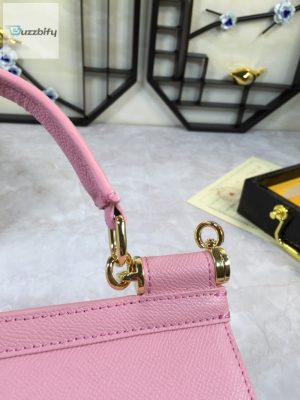 dolce gabbana medium sicily handbag in dauphine pink for women 10 1