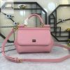 dolce gabbana medium sicily handbag in dauphine pink for women 10