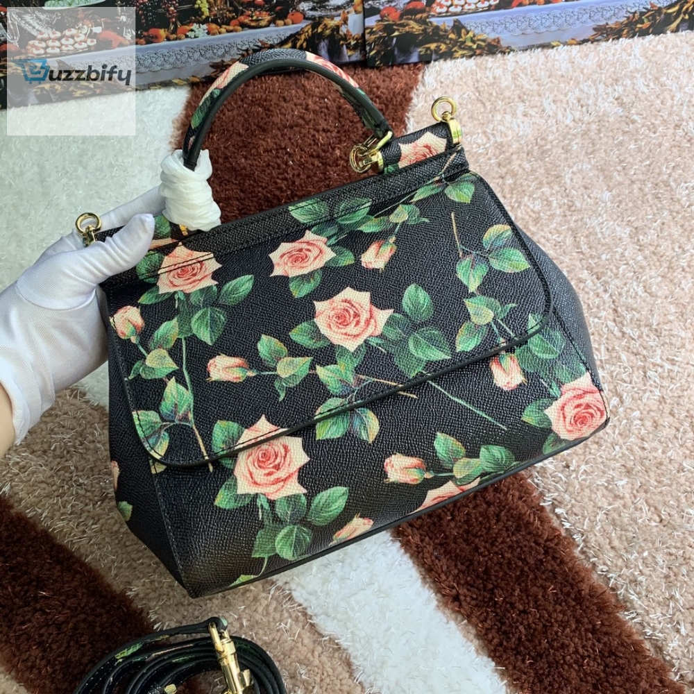 Dolce & Gabbana Medium Sicily Handbag Unique Print Motifs Muticolour For Women 10.2in/26cm DG 