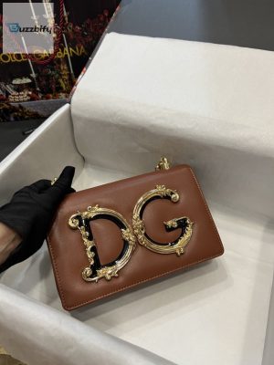 Dolce  Gabbana Nappa Dg Girls Shoulder Bag Brown For Women 8.3In21cm Dg