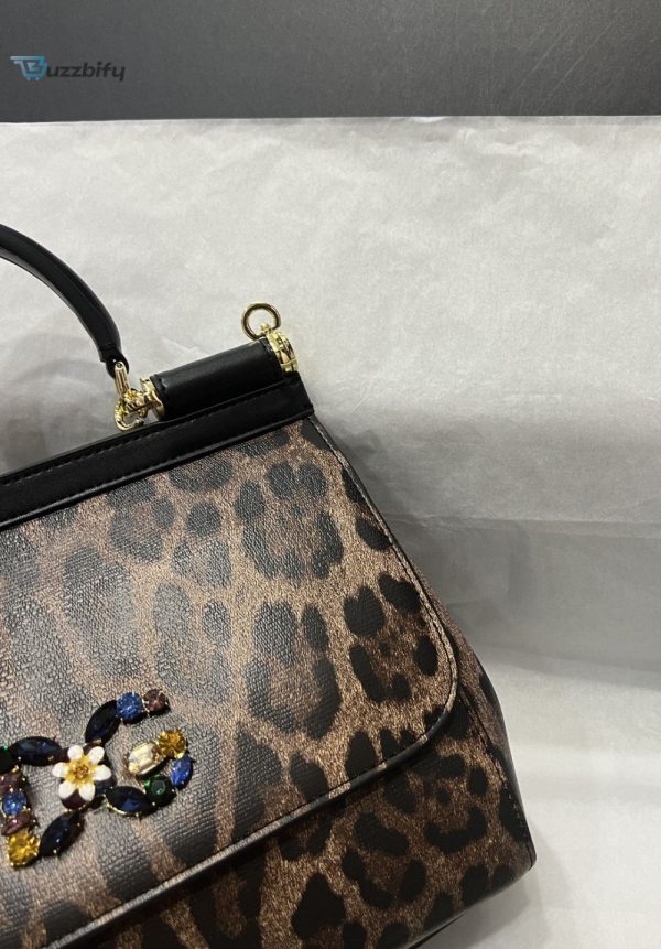 dolce Shorts gabbana sicily bag in leopardprint pony hair multicolour for women 10 13