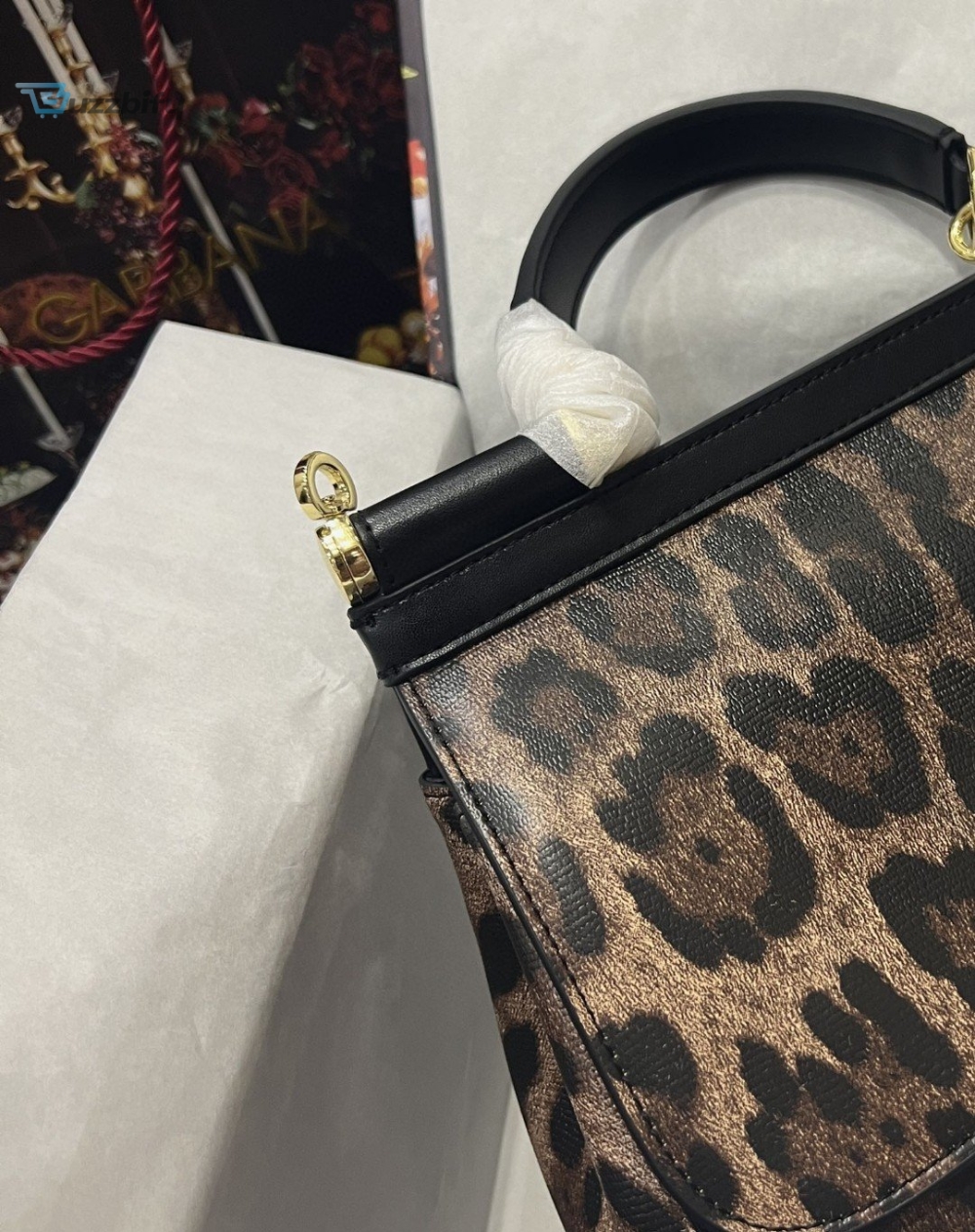 Dolce Shorts & Gabbana Sicily Bag In Leopard-Print Pony Hair Multicolour For Women 10.2in/26cm DG 