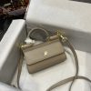 dolce gabbana small sicily bag in dauphine beige for women 7