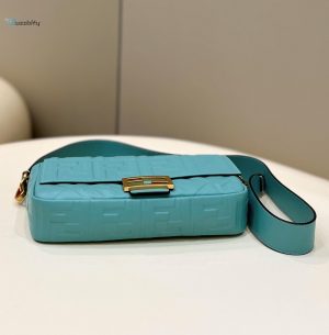 Fendi Baguette Teal For Women Womens Handbags Shoulder And Crossbody Bags 10.6In27cm Ff 8Br600