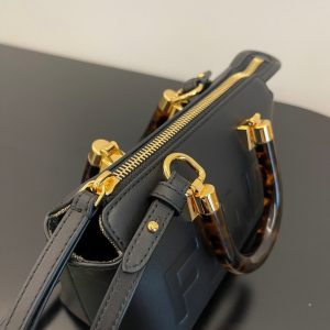 fendi ff motif leather ankle boots item