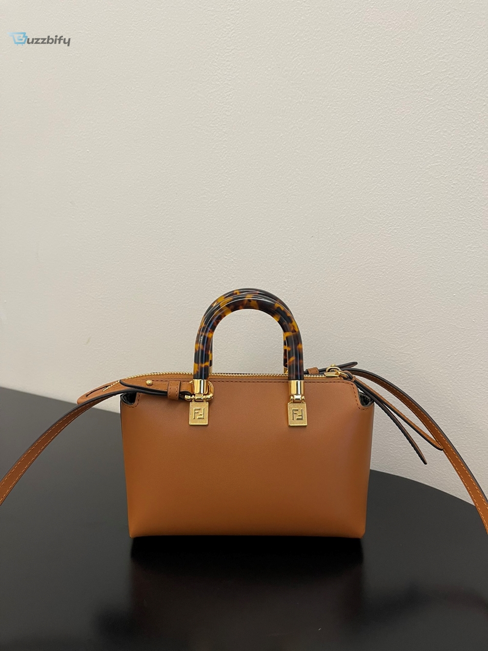 Fendi By The Way Brown Mini Bag For Woman 17cm/6.5in 