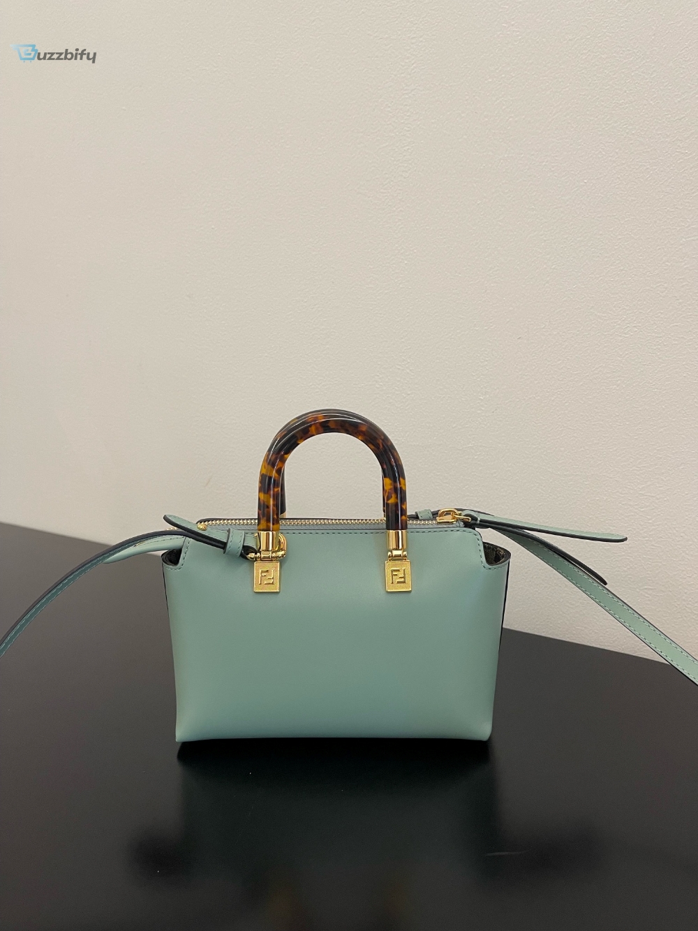 Fendi Hidden By The Way Mint Green Mini Bag For Woman 17cm/6.5in 8BS067ABVLF03HW 
