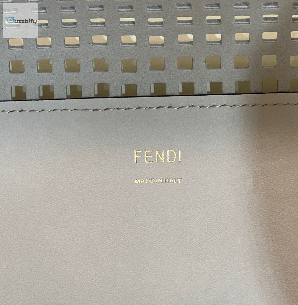 Fendi trackpants Fendi Sunshine Medium Two-toned perforated Bag For Woman 37cm/14.5in 