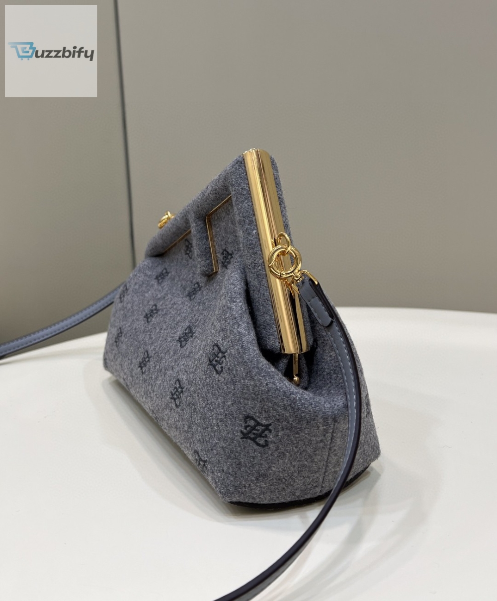 Fendi First Small Blue Bag For Woman 26Cm10in