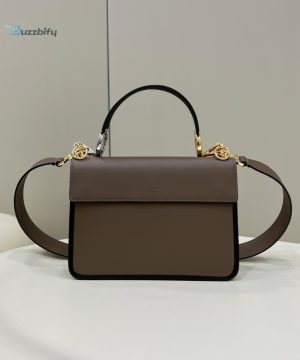 Fendi Kan I F Medium Brown Bag For Woman 18Cm7in 8Bt284a651f13vk