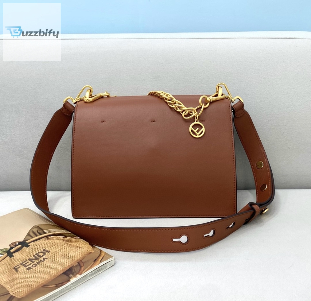 fendi Rita Kan U Small Brown Bag For Woman 25cm/9.5in 