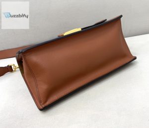 fendi kan u small brown bag for woman 25cm9 6