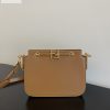 fendi Silver touch brown bag for woman 19cm7