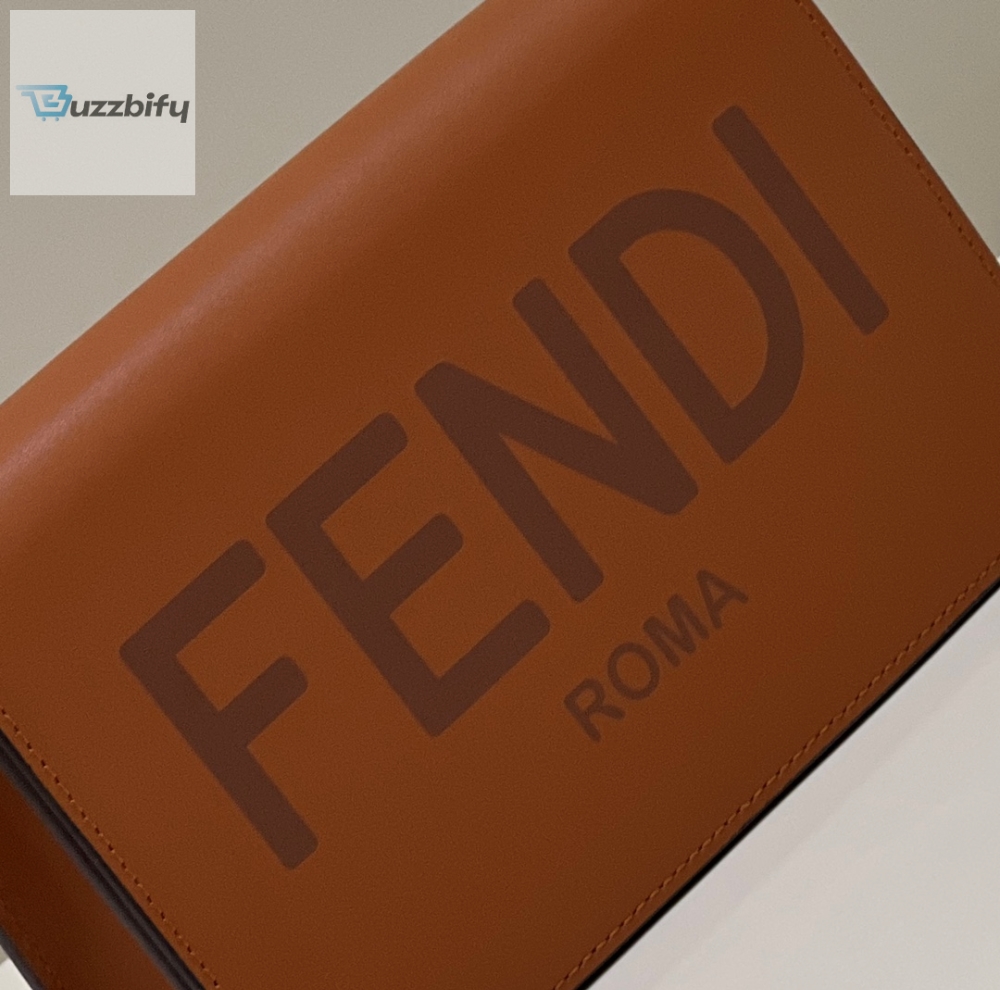 Fendi Wallet On Chain Mini Brown Bag For Woman 13.5cm/5.5in 