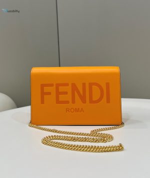 fendi wallet on chain mini orange bag for woman 135cm5