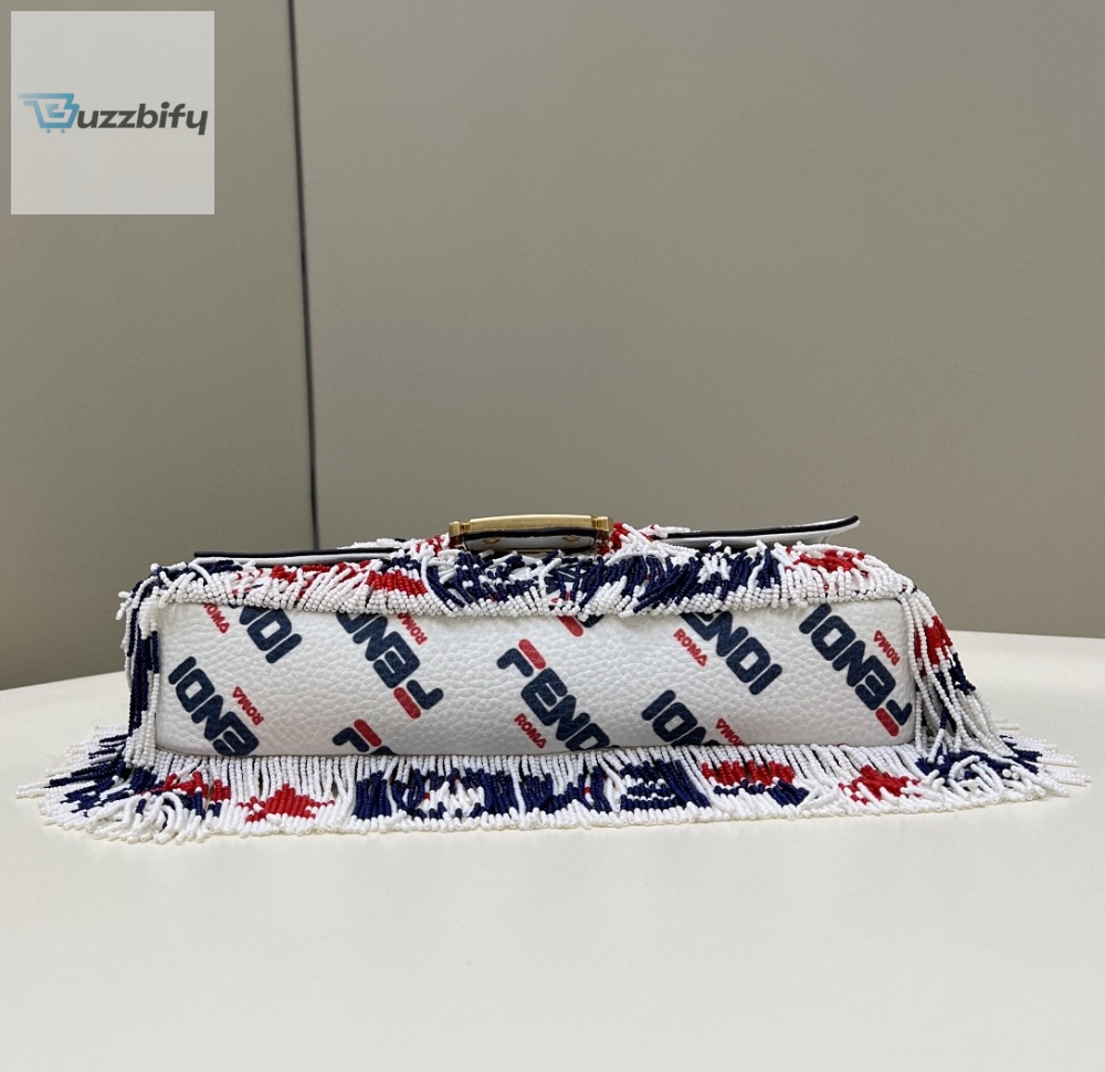 Fendi X Fila Mania Beaded Baguette Multicolour Bag For Woman 26Cm10in