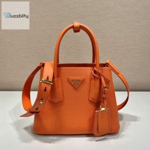 prada double saffiano mini bag orange for women womens bags 9 15