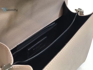 Saint Laurent Cassandra Medium Top Handle Bag Beige For Women 9.6In24.5Cm Ysl