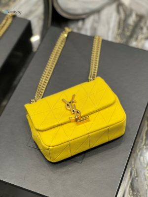 Saint Laurent Jamie Mini Chain Bag Yellow For Women Womens Bags 6.9In17.5Cm Ysl