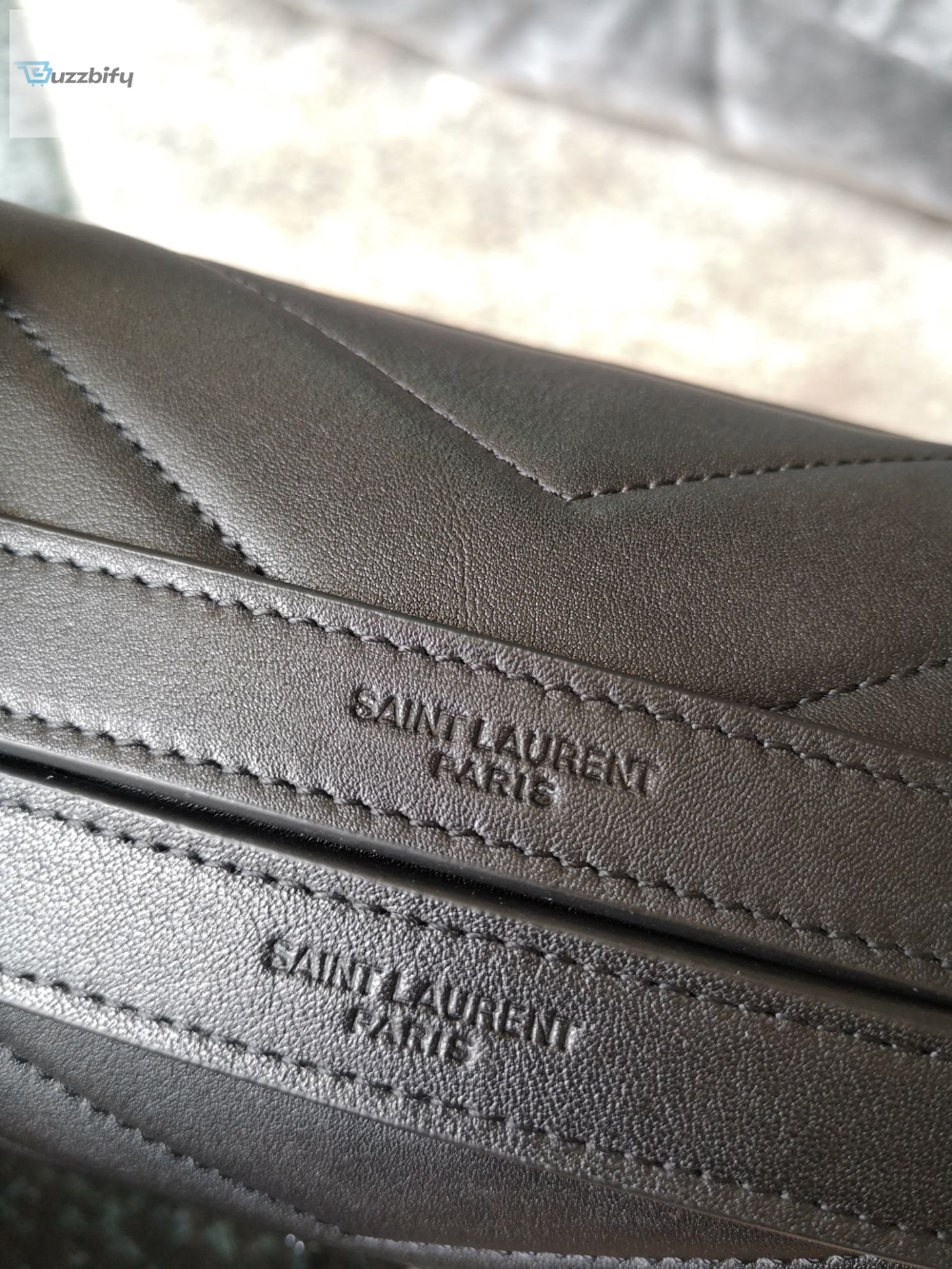 Saint Laurent Lou Lou Medium Chain Bag Black For Women 12.6in/32cm YSL 574946DV7281000 