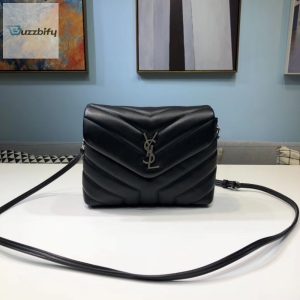 Saint Laurent Loulou Mini Shoulder Bag Black For Women 7In18cm Ysl