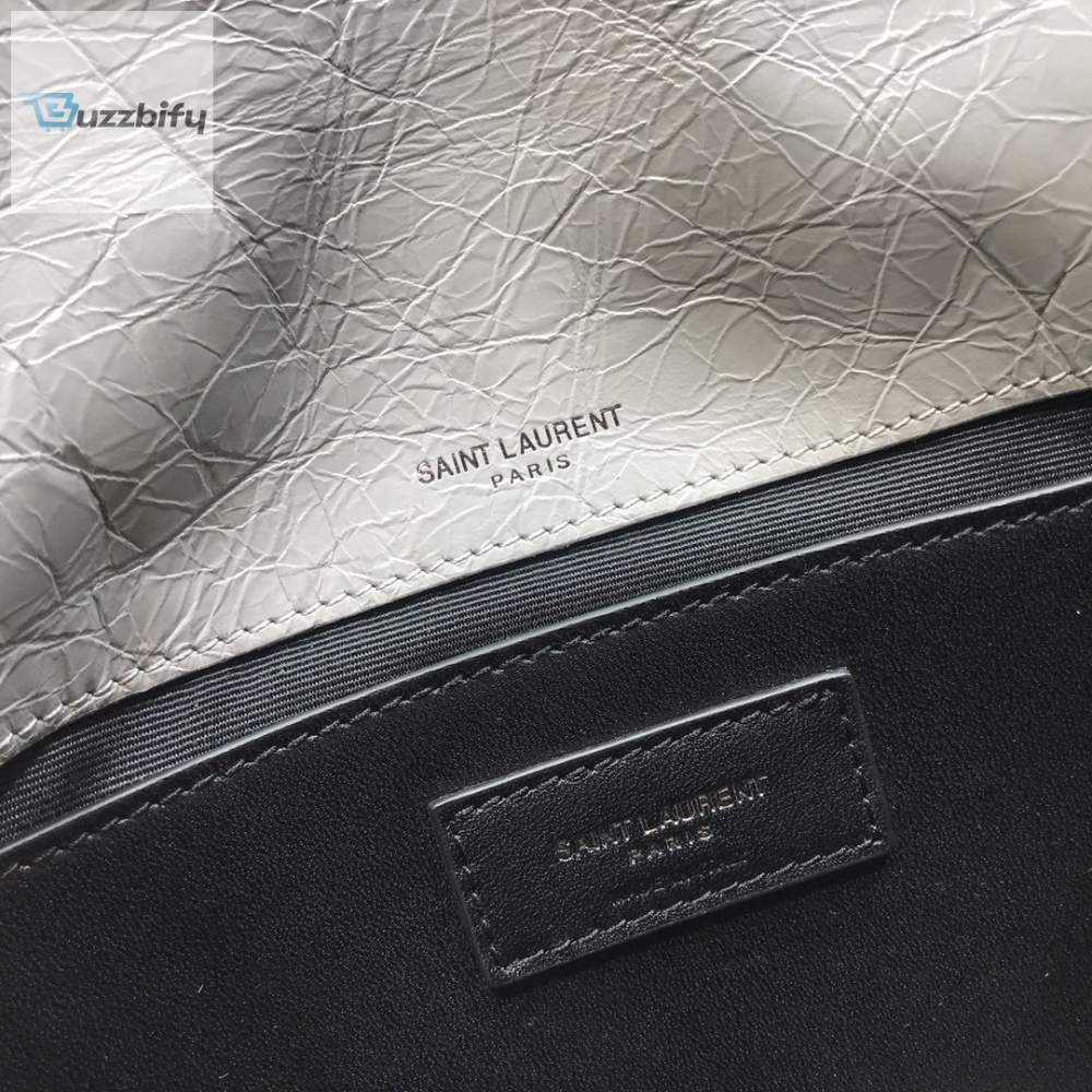 Saint Laurent Niki Baby Chain Bag Vintage Grey For Women 8.2in/21cm YSL 