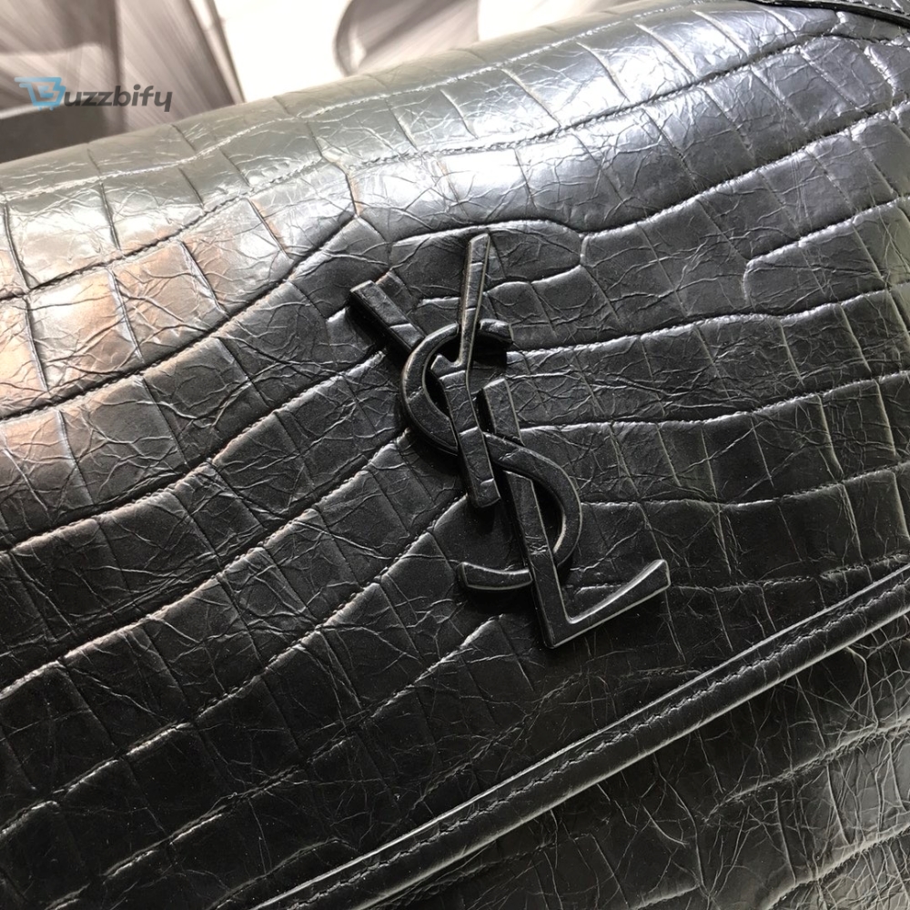 Saint Laurent Niki Medium Chain BagIn-Embossed Black For Women 11in/28cm YSL 6331501K00U1000 