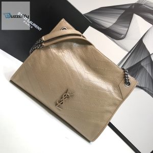 saint laurent niki medium shopping bag beige for women 12