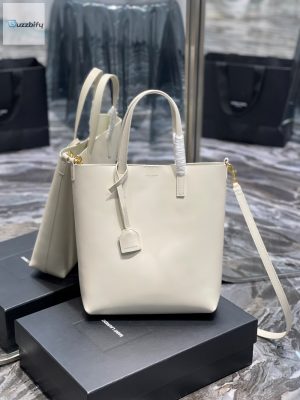 saint laurent shopping bag white toy in supple for women 11in28cm ysl 600307csv0j9207 buzzbify 1