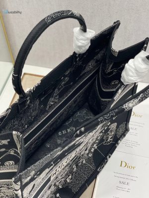 christian dior large dior book tote black and white for women womens handbags 16 1