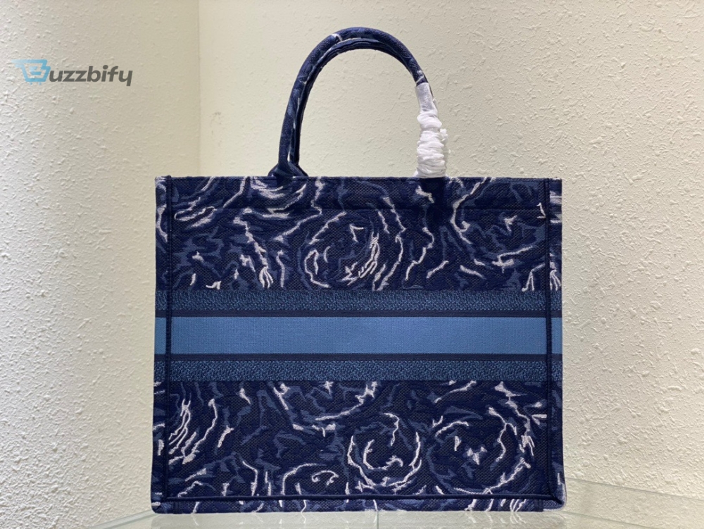 Christian Dior Large Dior Book Tote Blue For Women Womens Handbags 16.5In42cm Cd M1286zrvg_M928