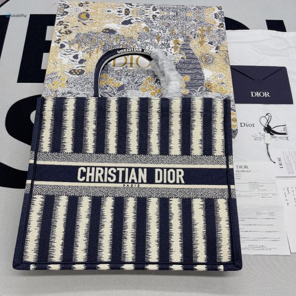 christian dior large dior book peace tote blue for women womens handbags 16 26