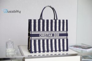 christian dior large dior book tote blue for women womens handbags 16 27