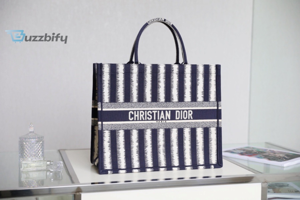 Christian Dior Large Dior Book Tote Blue, For Women, Women�s Handbags 16.5in/42cm CD 