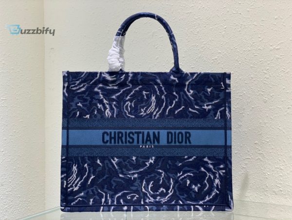 christian dior large dior book tote blue for women womens handbags 16