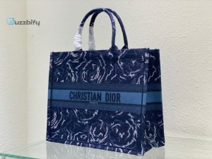 christian dior large dior book tote blue for women womens handbags 16 7