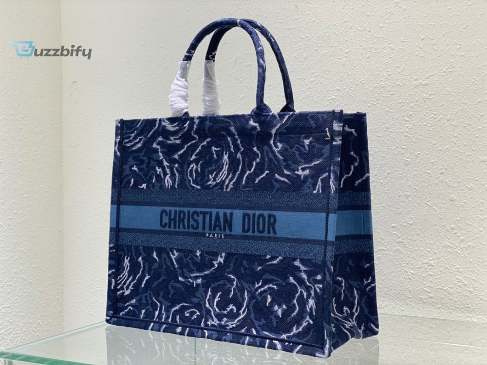 Christian Dior Large Dior Book Tote Blue, For Women, Women�s Handbags 16.5in/42cm CD M1286ZRVG_M928 