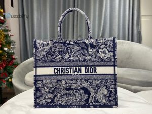 christian dior large dior book tote blue multicolor for women womens handbags 16