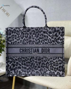 christian dior large dior book tote gray multicolor for women womens handbags 16