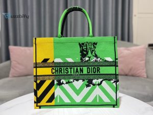 christian dior large dior book tote green for women womens handbags 16