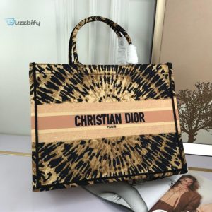 christian dior large dior book tote multicolor tie dior embroidery multicolor for women womens handbags shoulder bags 42cm cd m1286zjai m884 name embroidery upon request buzzbify 1