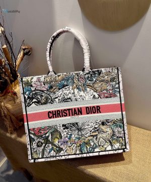 christian dior large dior book tote red multicolor for women womens handbags 16 1